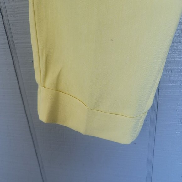 Express Linen Blend Pleated Ankle Super High-Rise Pants. Size S - Picture 7 of 12